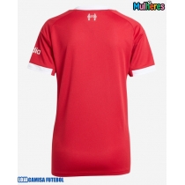 Camisa de Futebol Liverpool Equipamento Principal Mulheres 2025-26 Manga Curta